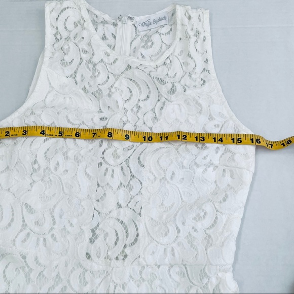 NWOT* WHYTE EYELASH - Starry Night Lace Jumpsuit - Picture 12 of 16